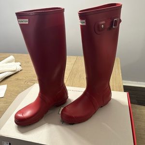 Tall Hunter rain boots